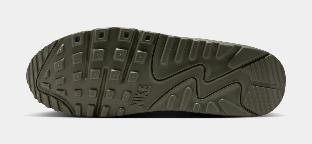 Exclusive Air Max 90 Mens Running Shoes (Nuetral Olive/Phantom/Light Orewood Brown) — 6 — Top View