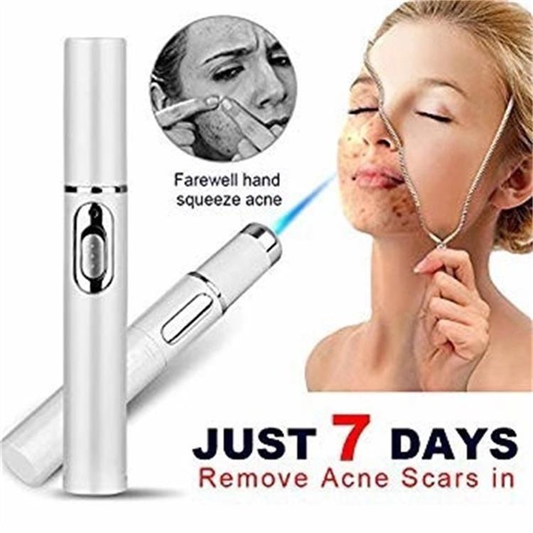 Exclusive Blue Light Therapy Acne Treatment Pen — Have a logo — Front View