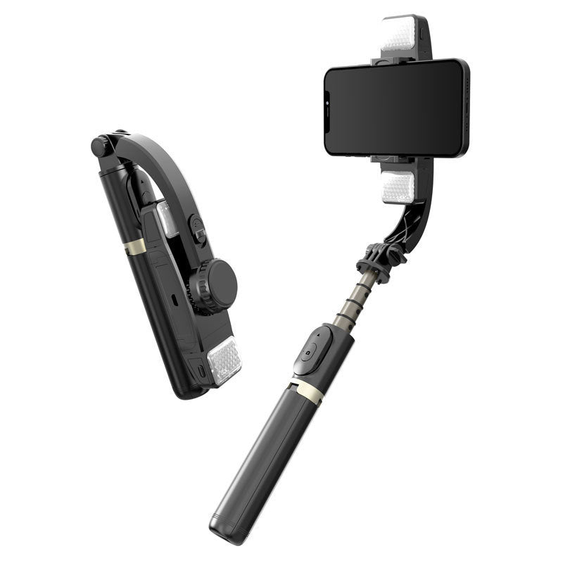 Exclusive Bluetooth Selfie Stick Handheld Stabilizer — Selfie — Size USB — Side View