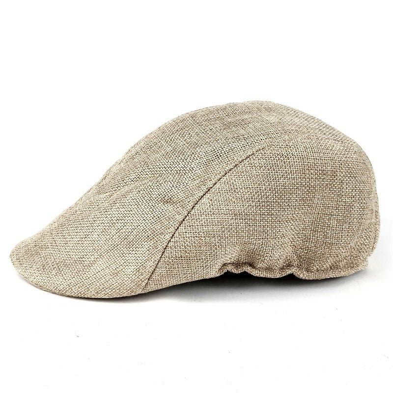 Exclusive Breathable outdoor retro peaked cap mesh beret — Coffee — Size 58cm — Alternate View 10