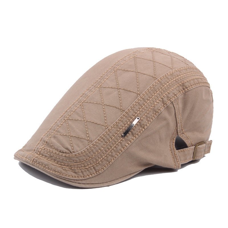 Exclusive Vintage British Beret Hat Collection — Black — Back View