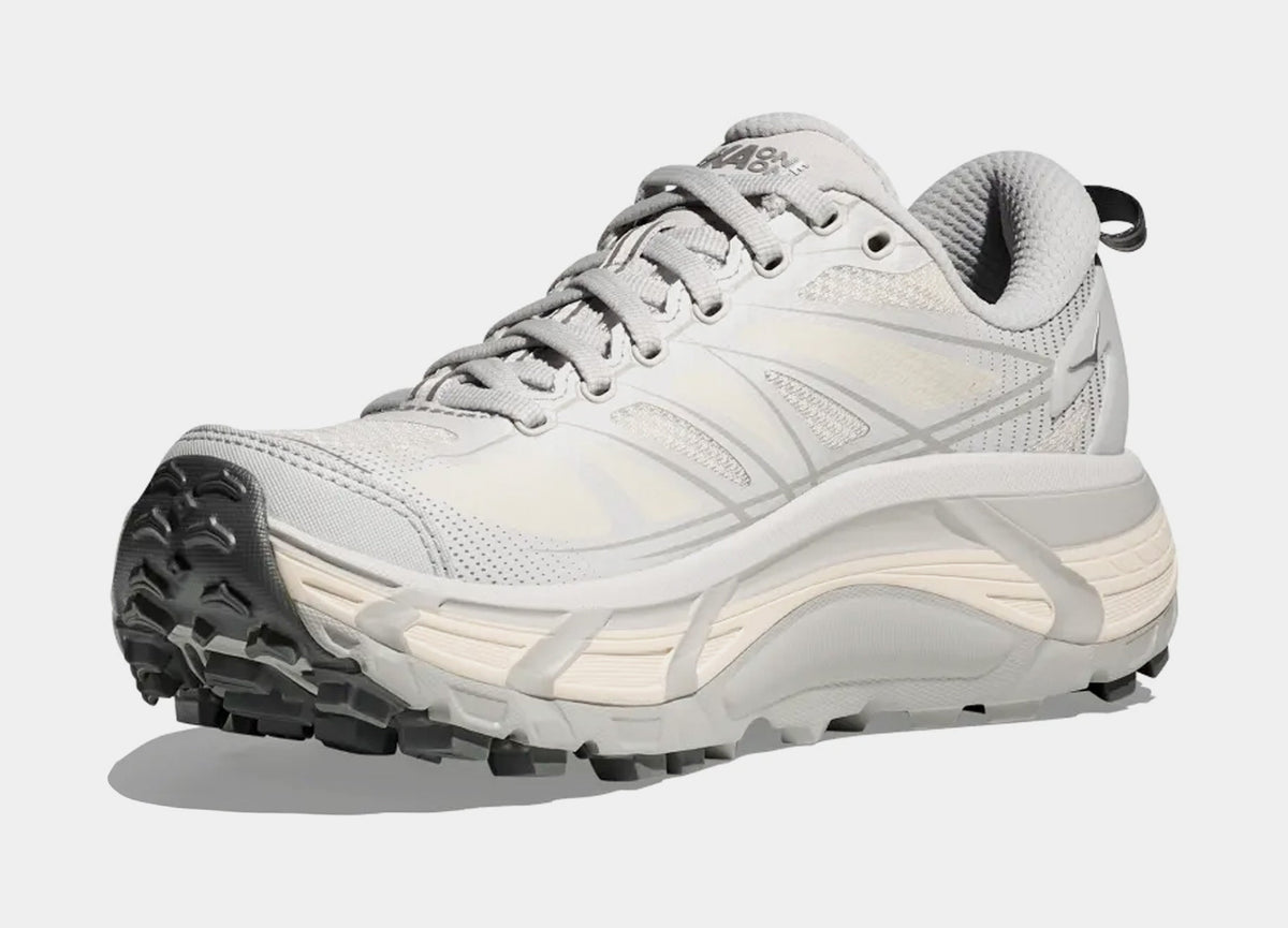 Exclusive Mafate Speed 2 Mens Running Shoes (Stellar Grey/Galactic Grey) — 4 — Back View