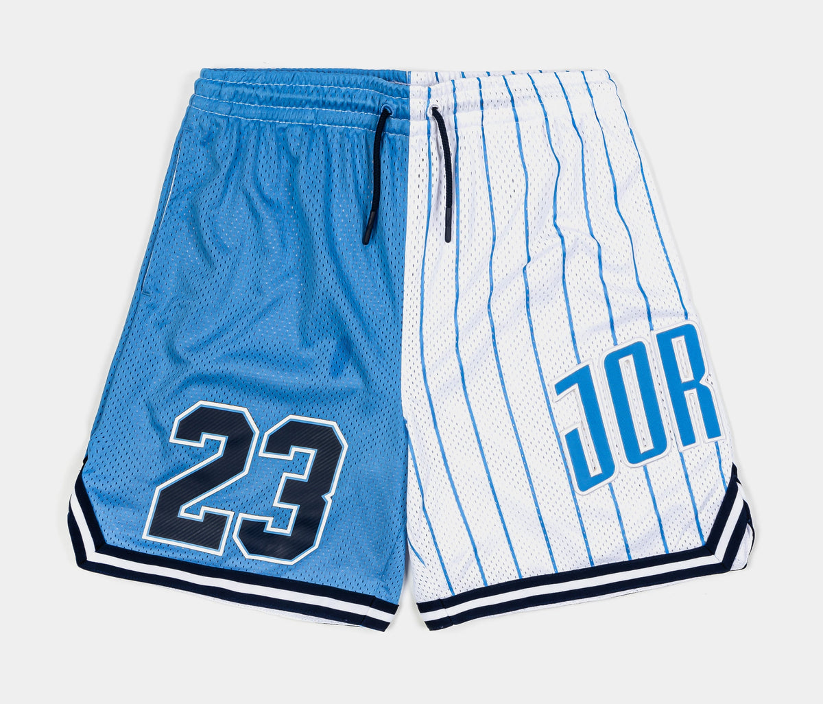 Exclusive Play Off Game Grade School Shorts (University Blue/White) — S — Front View