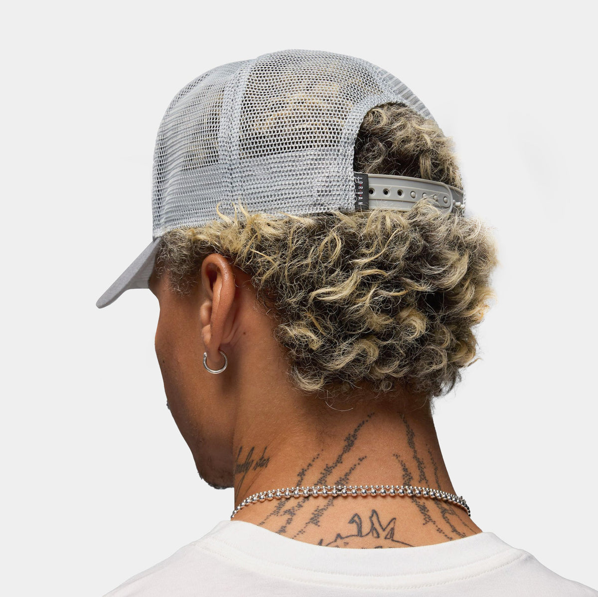Exclusive Rise Structured Cap Mens Hat (Grey/Black) — S/M — Side View