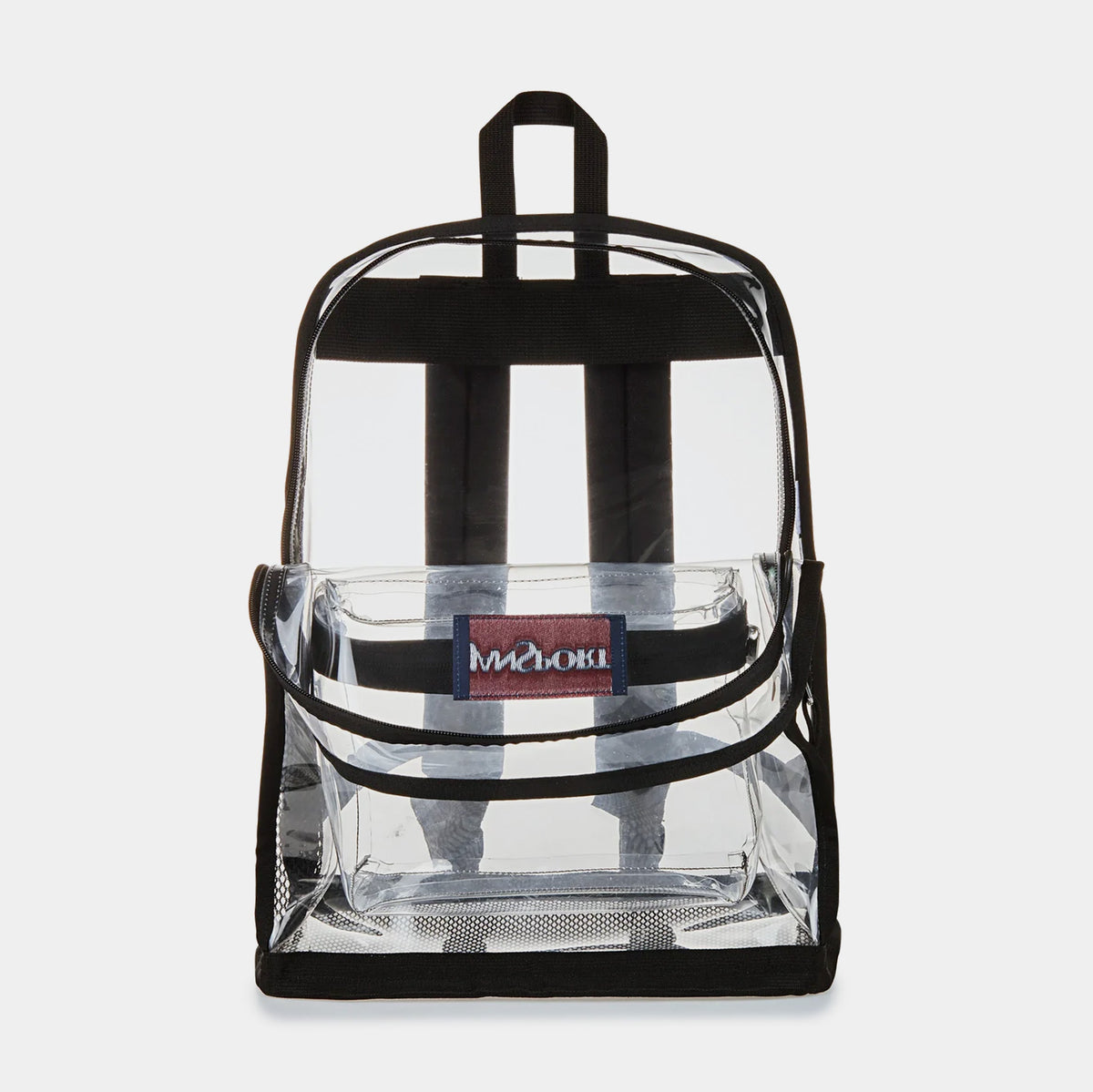 Exclusive Clear Pack Mens Backpack (Clear) — OS — Back View