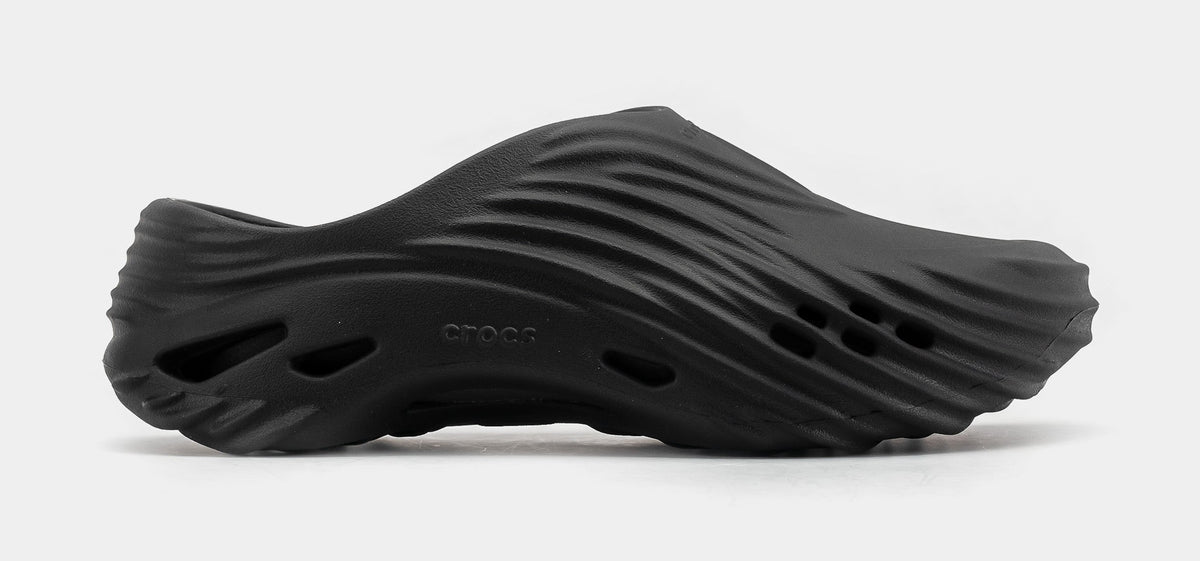 Exclusive Echo Wave Mens Sandals (Black/Black) — 4 — Front View
