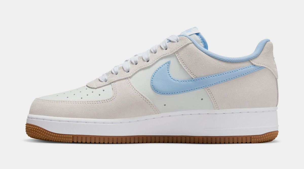 Exclusive Air Force 1 SK8 Mens Lifestyle Shoes (Photon Dust/White/Gum Medium Brown/Psychic Blue) — 8 — Back View