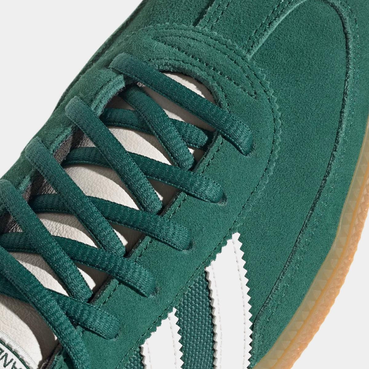 Exclusive Handball Spezial Mens Lifestyle Shoes (Collegiate Green/Cloud White/Chalk White) Final Sale — 4 — Top View