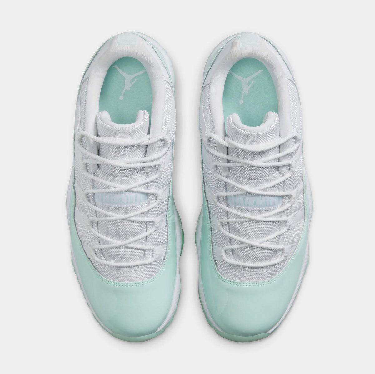 Exclusive Air Jordan 11 Retro Low Igloo Womens Lifestyle Shoes (White/Igloo) — 6 — Side View