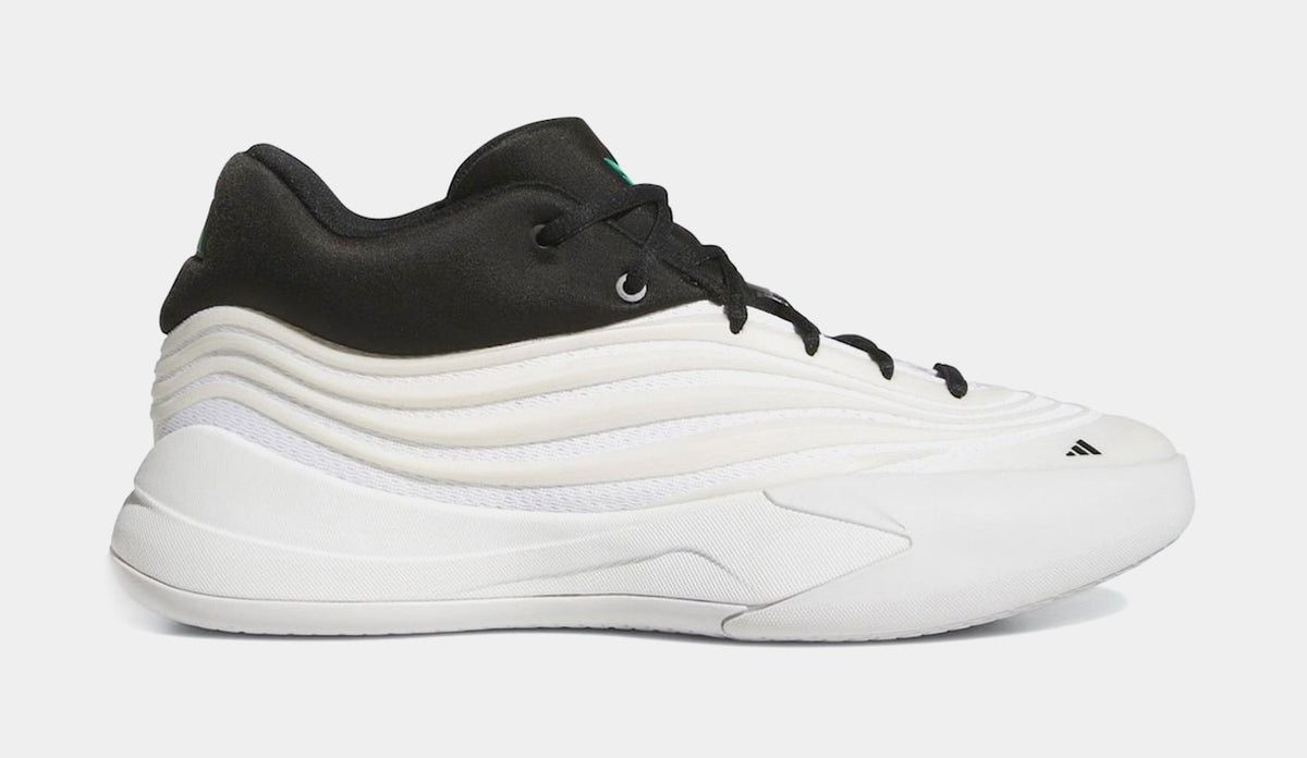 Exclusive Dame 10 Zero Mens Basketball Shoes (Zero Metallic/Core Black/Court Green) — 7 — Front View