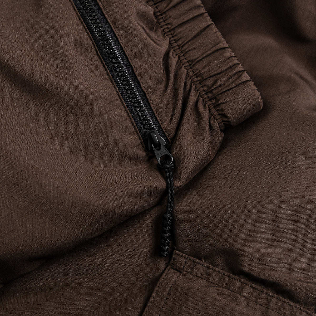 Exclusive Volage Cargo 9" Volley Mens Shorts (Brown/Black) — S — Side View