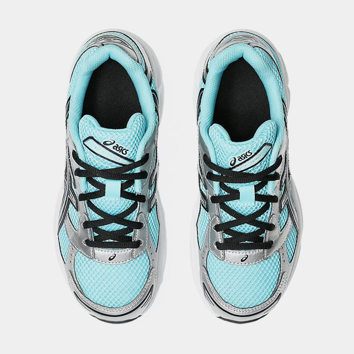 Exclusive Gel 1130 Grade School Running Shoes (White/Arctic Sky) — 3.5Y — Side View
