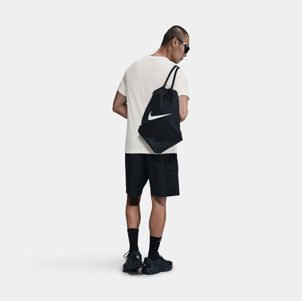 Exclusive NSW Just Do It Mens Short Sleeve Shirt (Sail) — S — Side View