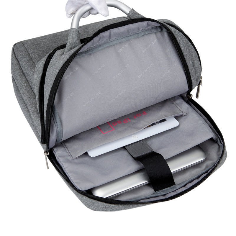Exclusive Casual business note computer bag — Black — Back View