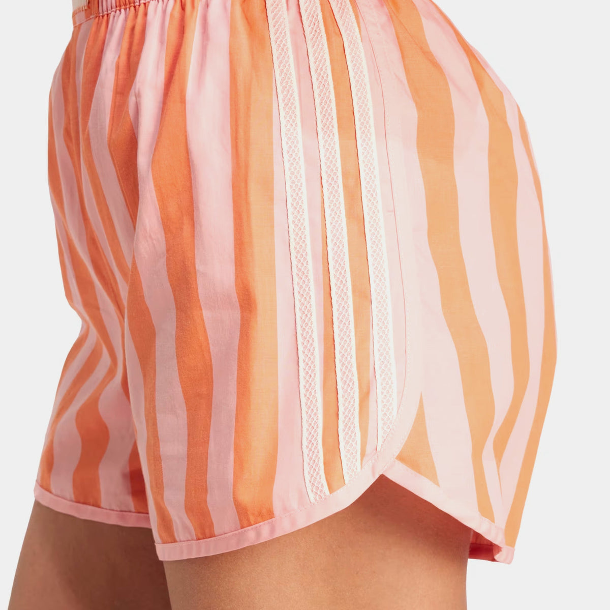 Exclusive Summer Glow Resort Womens Shorts (Pink/Orange) — XS — Back View
