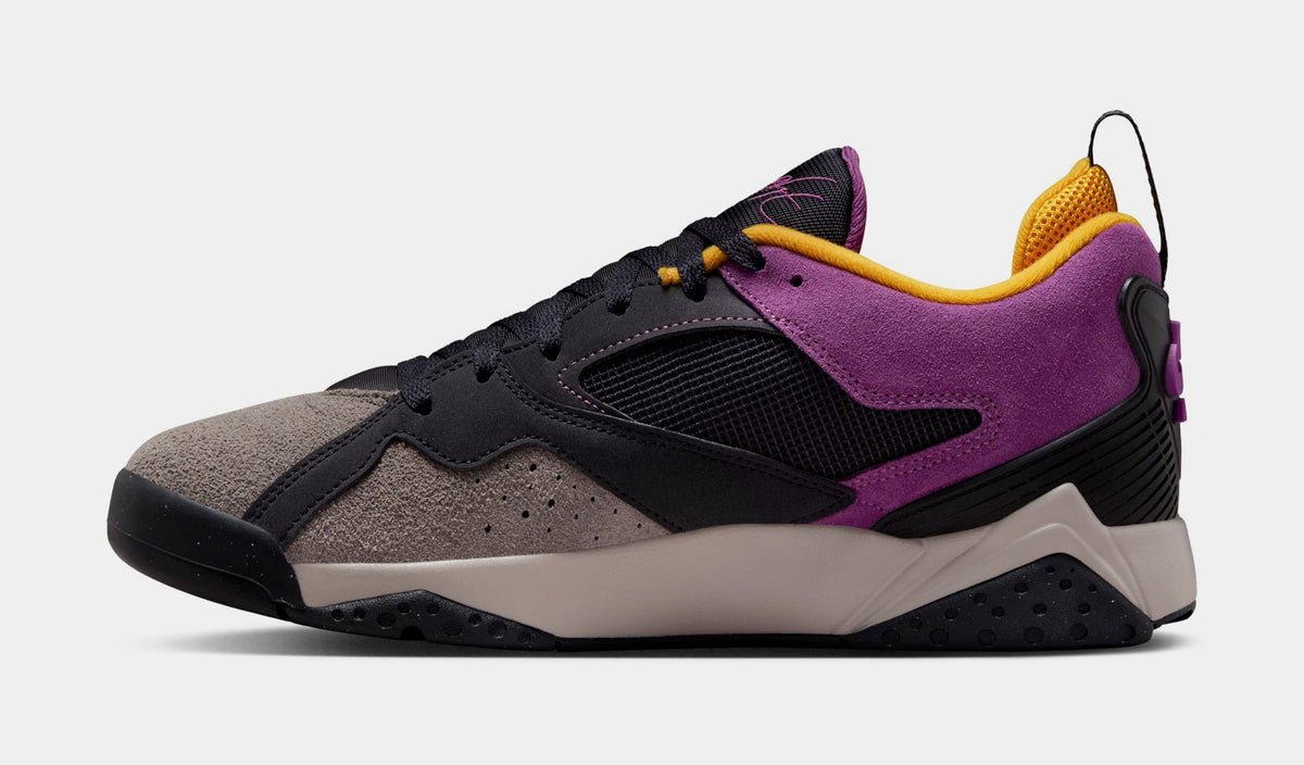 Exclusive Air Jordan MVP 92 Mens Lifestyle Shoes (Oil Grey/Cave Stone/Dark Sulphur/Viotech) — 7 — Back View