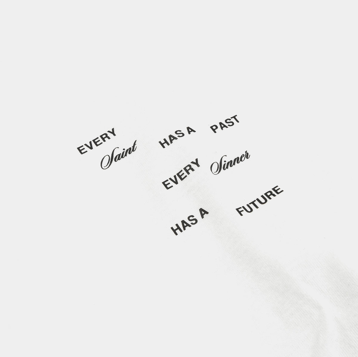 Exclusive The Heart Mens Short Sleeve Shirt (Black/White) — S — Back View