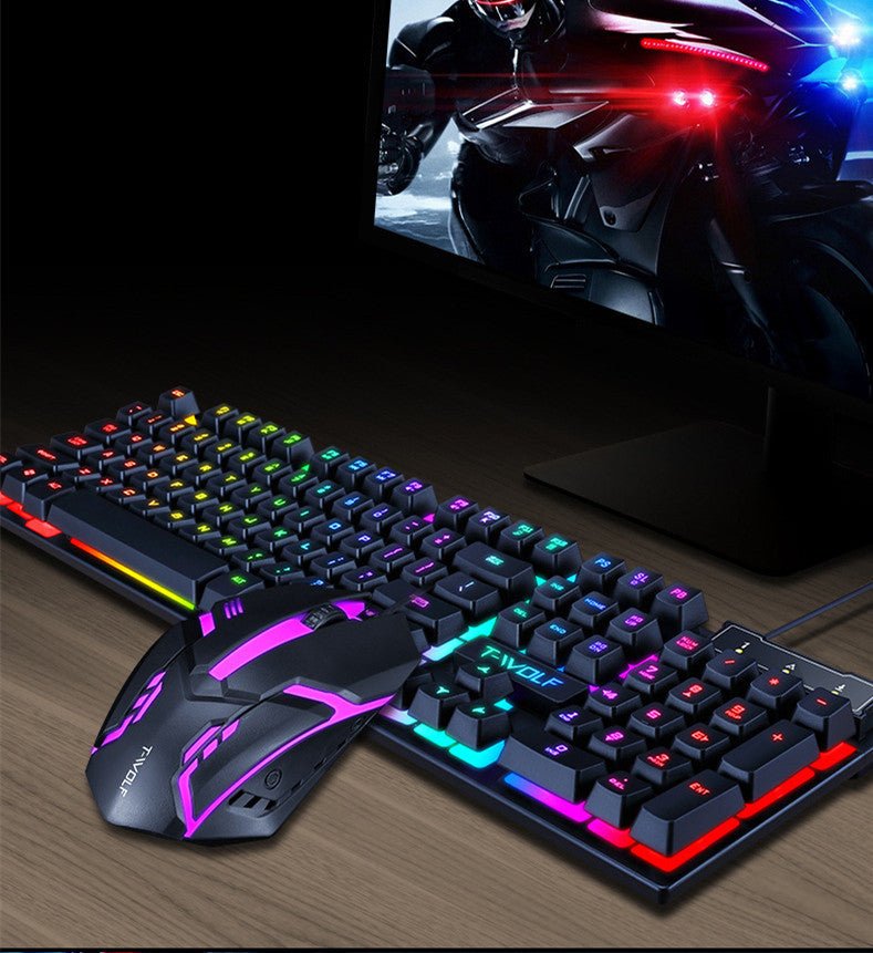 Exclusive Computer USB Keyboard And Mouse — Black suit — Size USB — Detail View