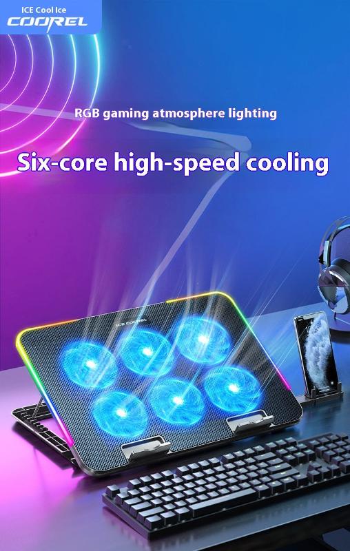 Exclusive Core Ice Laptop Radiator — Black Colorful Version — Alternate View 14