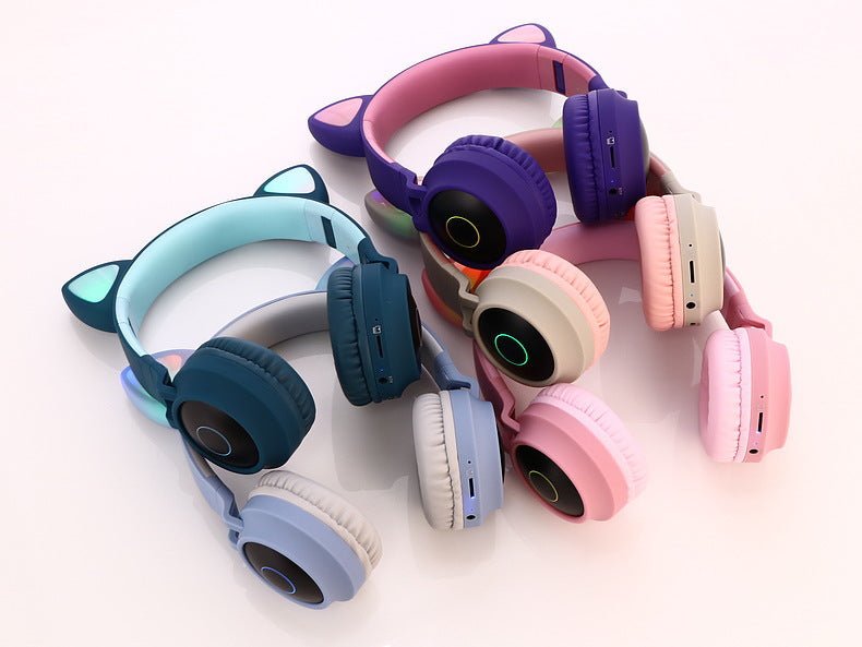 Exclusive Cute Bluetooth 5.0 Headphone — Violet — Alternate View 11