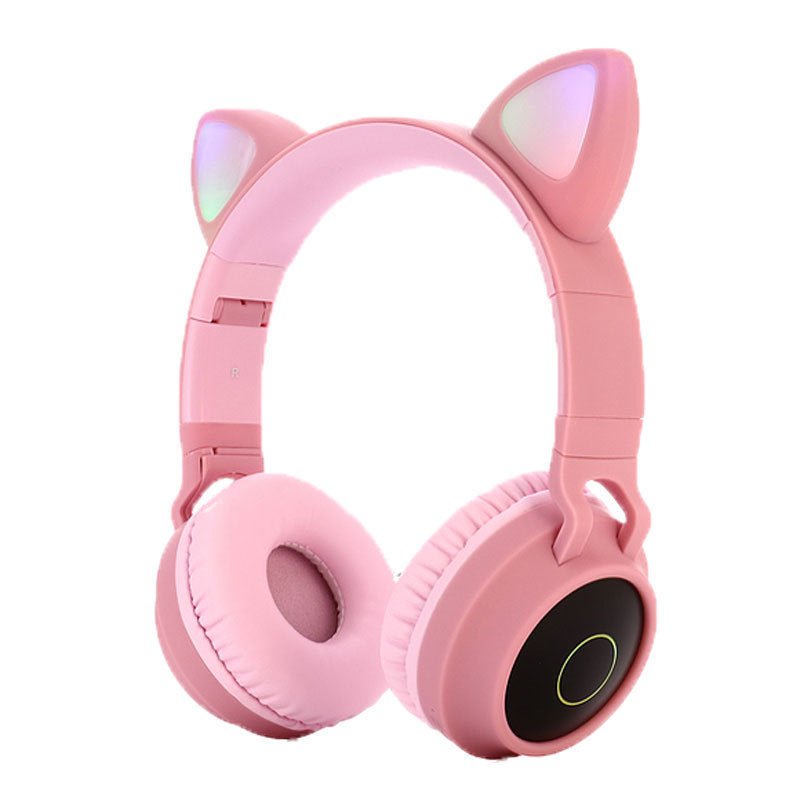 Exclusive Cute Bluetooth 5.0 Headphone — Violet — Lifestyle View