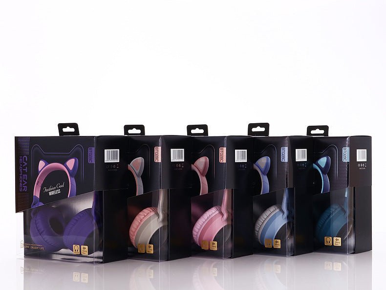 Exclusive Cute Bluetooth 5.0 Headphone — Violet — Alternate View 10