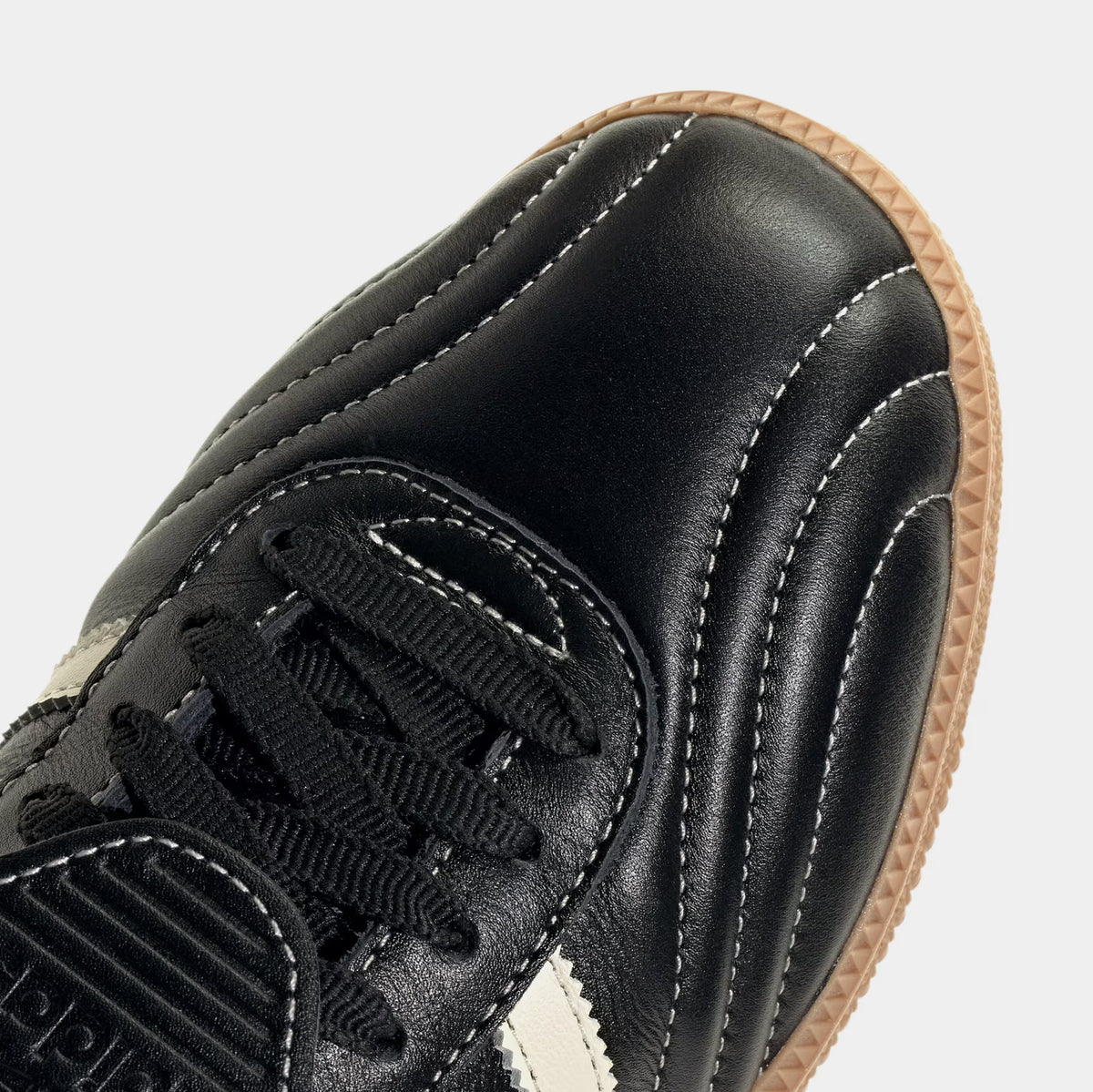 Exclusive Samba LT Womens Lifestyle Shoes (Core Black/Cream White/Gum) — 5 — Top View