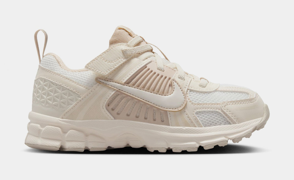 Exclusive Vomero 5 Preschool Running Shoes (Pale Ivory/Pale Ivory) — 10.5C — Front View