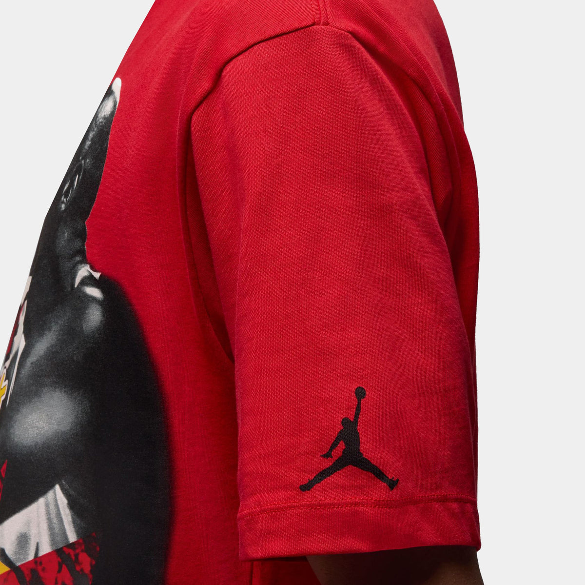 Exclusive Statement 1985 Motorsport Mens Short Sleeve Shirt (Fire Red/Black) — S — Back View