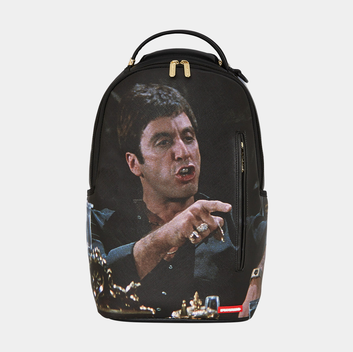 Exclusive Scarface Paint DLXSV Mens Backpack (Black/Multi) — OS — Front View