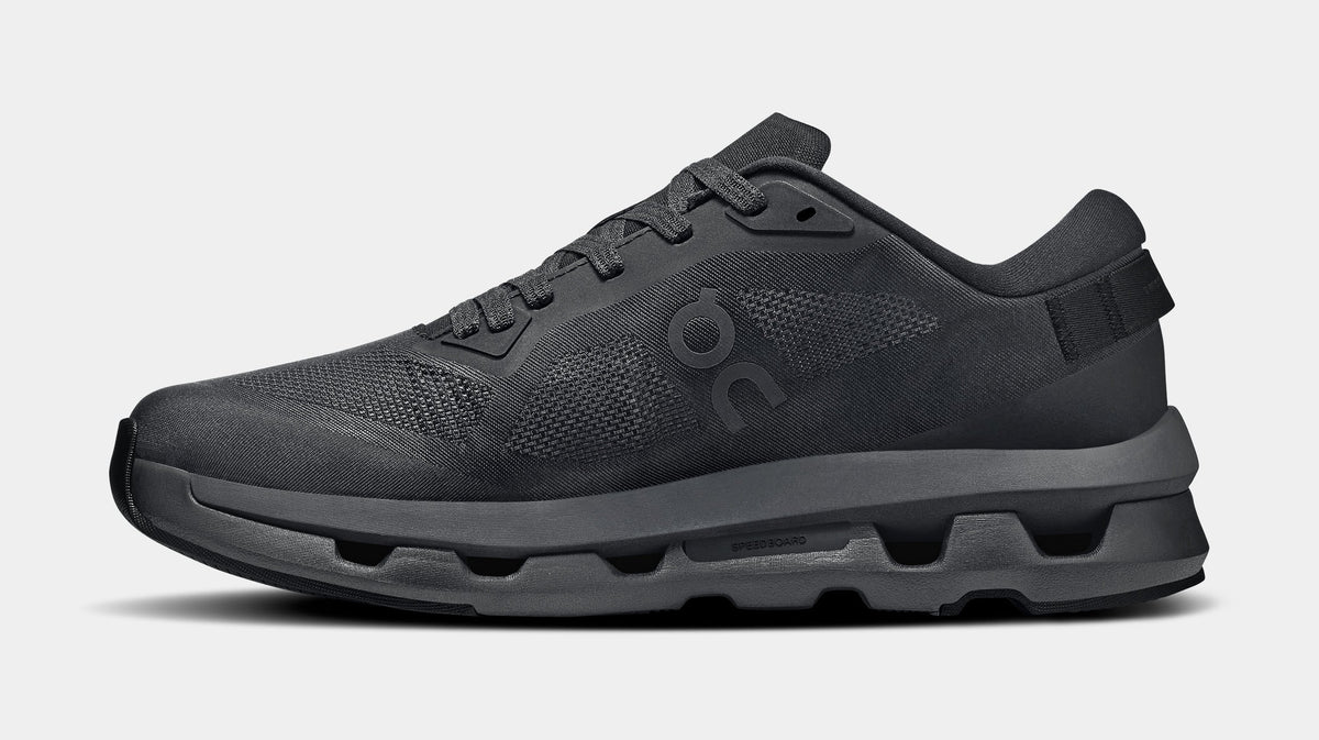 Exclusive Cloudzone Womens Running Shoes (Black/Eclipse) — 5 — Back View