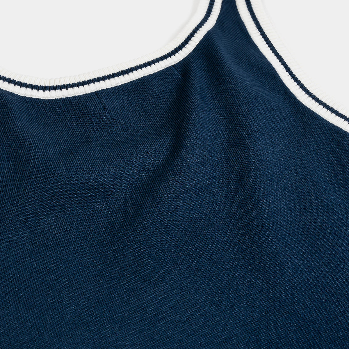 Exclusive Tennis Knit Womens Dress (Blue/White) — XS — Side View