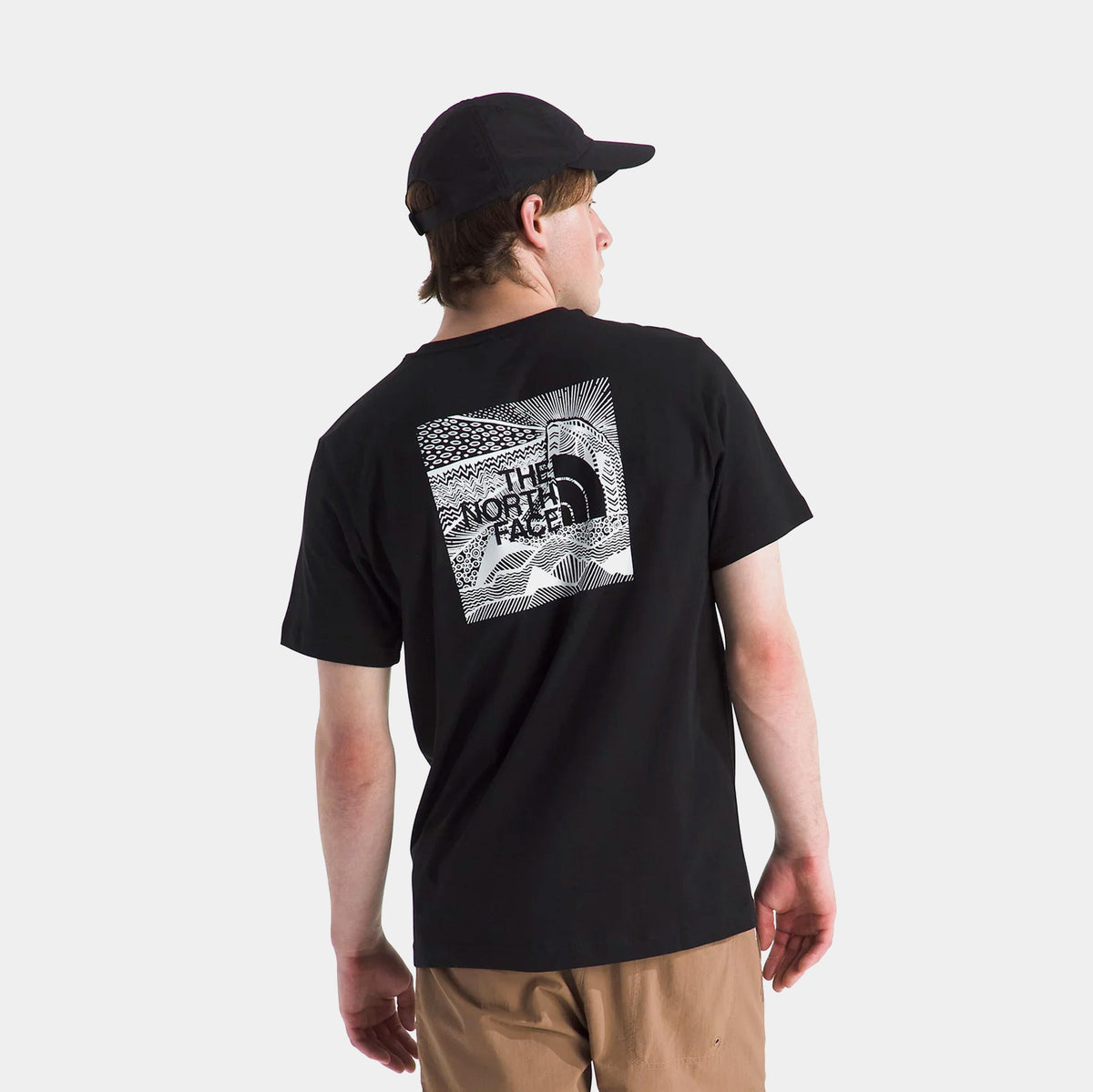 Exclusive Redbox Celebration Mens Short Sleeve Shirt (Black/White) — S — Side View
