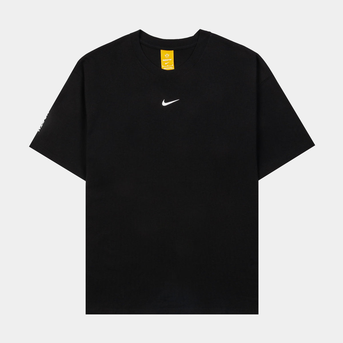 Exclusive NOCTA NRG Mens Short Sleeve Shirt (Black/White) — S — Front View