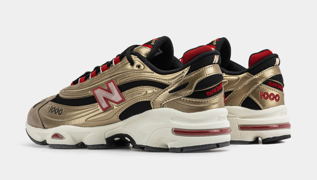 Exclusive Shoe Palace Exclusive x New Balance 1000 Mens Lifestyle Shoes (Metallic Gold/Black) — 4 — Detail View