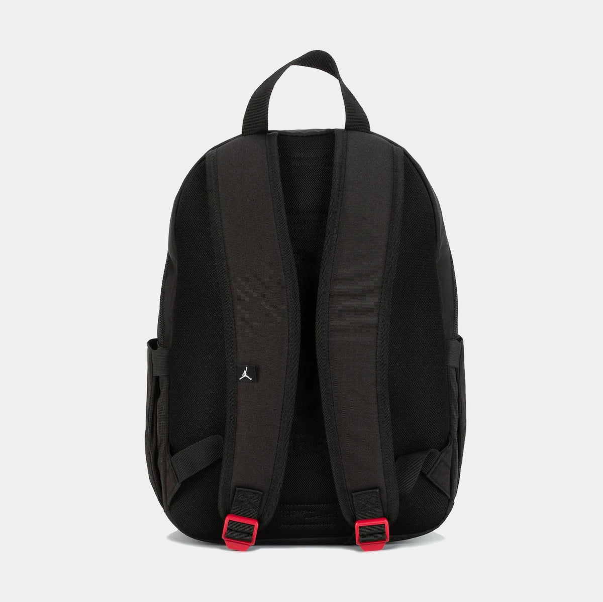 Exclusive Air Jordan Lunch Grade School Backpack (Black/Red) — OS — Side View