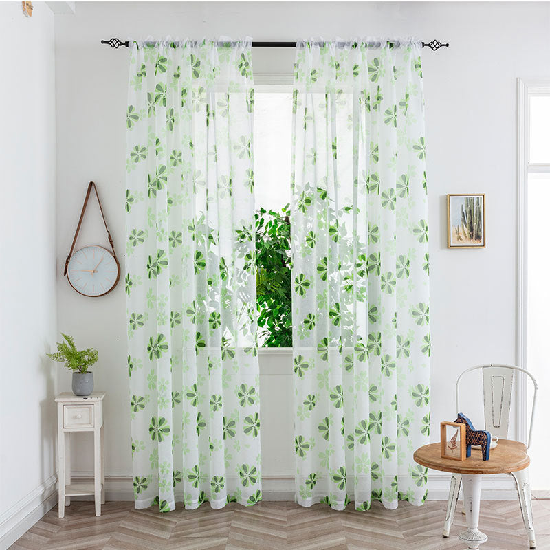 Exclusive Light Transmission Decorative Curtain — Blue — Size 1x 2 M — Alternate View 10