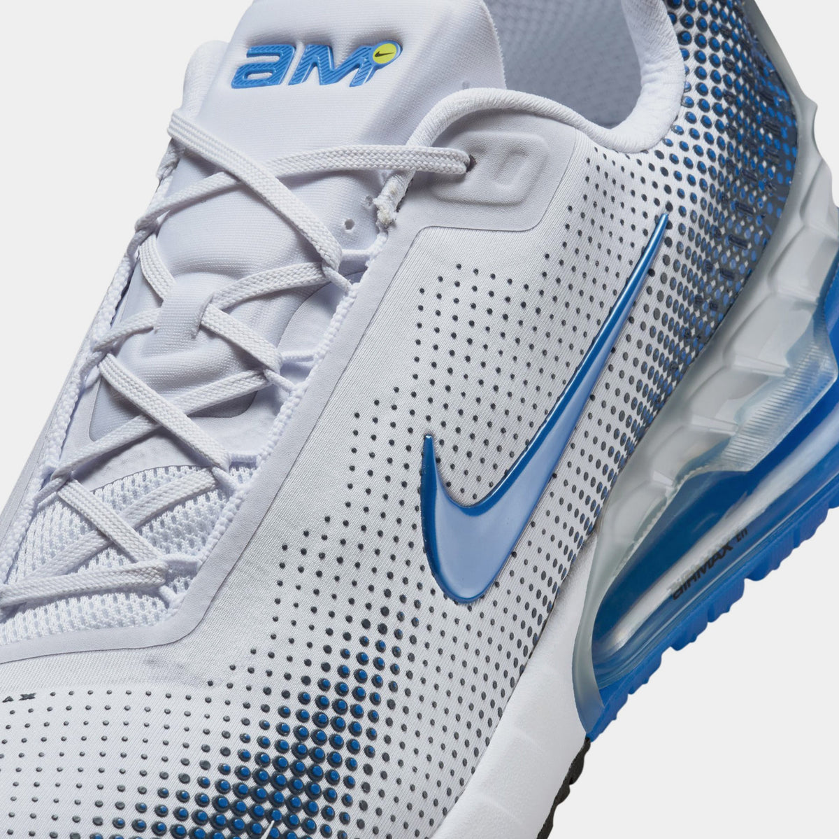 Exclusive Air Max Phoenix Mens Running Shoes (White/Game Royal/Obsidian Cyber) — 6 — Detail View