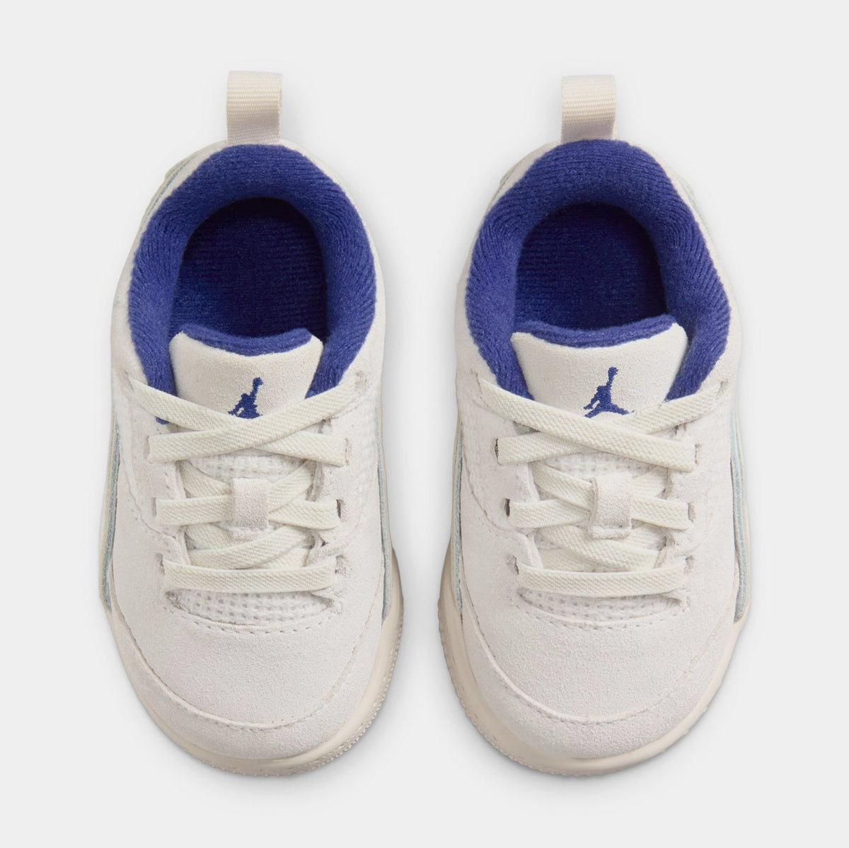 Exclusive Flight Court Infant Toddler Basketball Shoes (Phantom/Chile Red/Deep Royal Blue) — 2C — Side View
