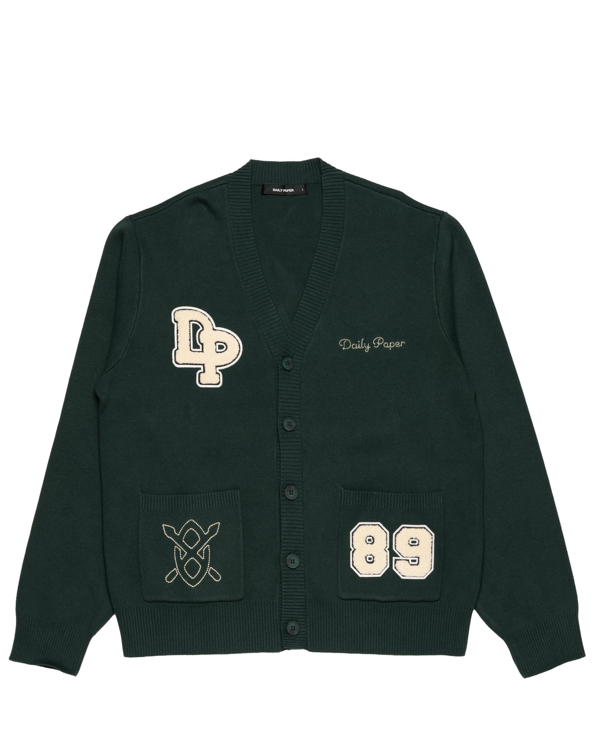 Exclusive Daily Paper navalo cardigan — 2XS — Front View