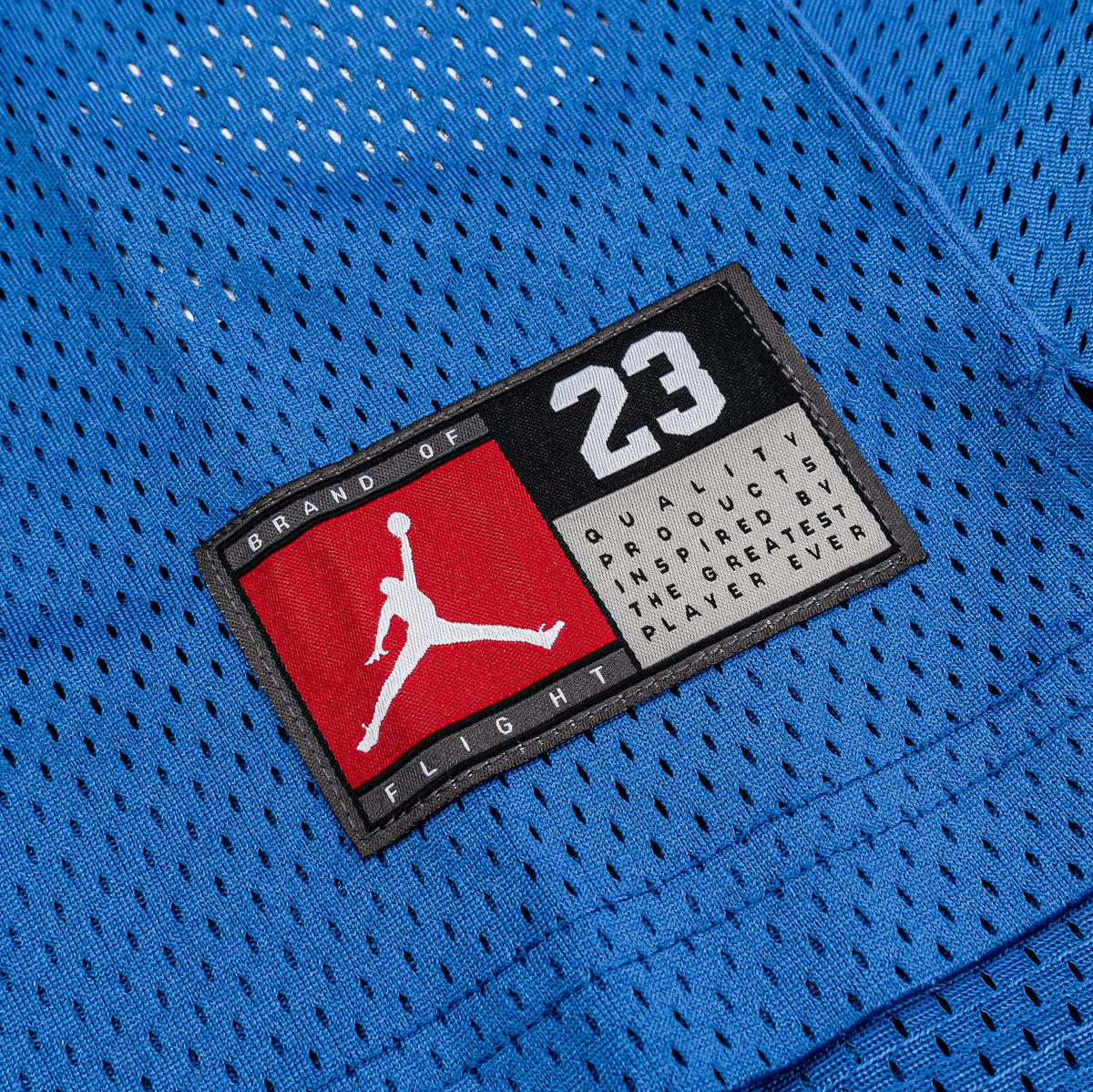 Exclusive Air Jordan 23 Grade School Jersey (Dark Blue/White) — S — Back View