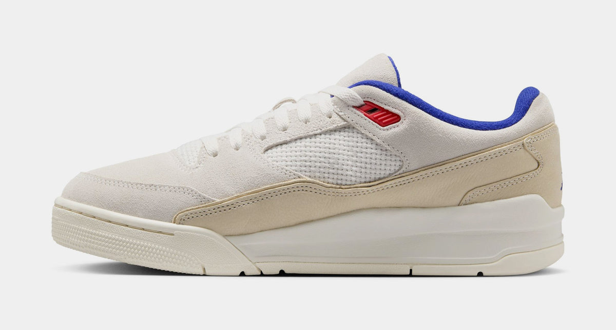 Exclusive Flight Court Mens Basketball Shoes (Phantom/Deep Royal Blue/Chile Red) — 7 — Back View