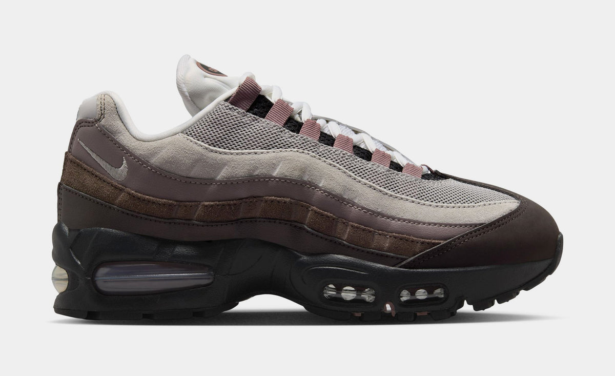 Exclusive Air Max 95 OG Womens Running Shoes (Brown/Pearl Grey/Baroque Brown/Orewood Brown/Smokey Mauve) — 5 — Front View