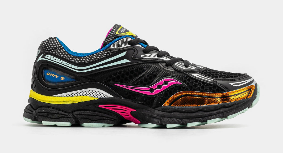 Exclusive Omni 9 Grade School Running Shoes (Black/Multi) — 3.5Y — Front View