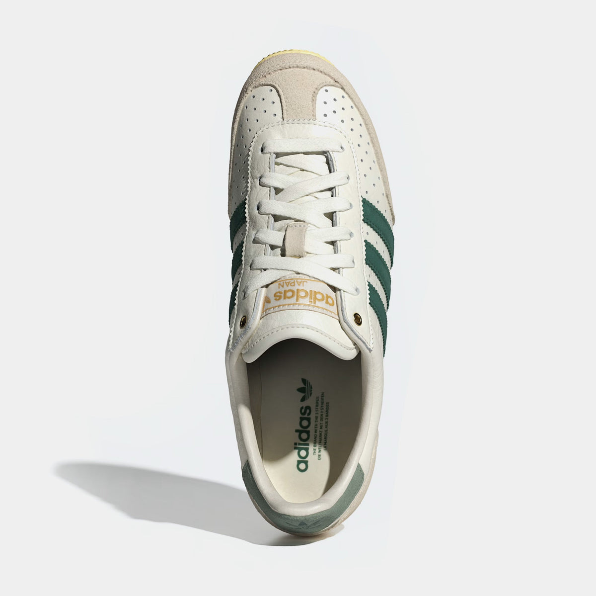 Exclusive Japan Womens Lifestyle Shoes (Off White/Collegiate Green/Orange Tint) — 5 — Side View