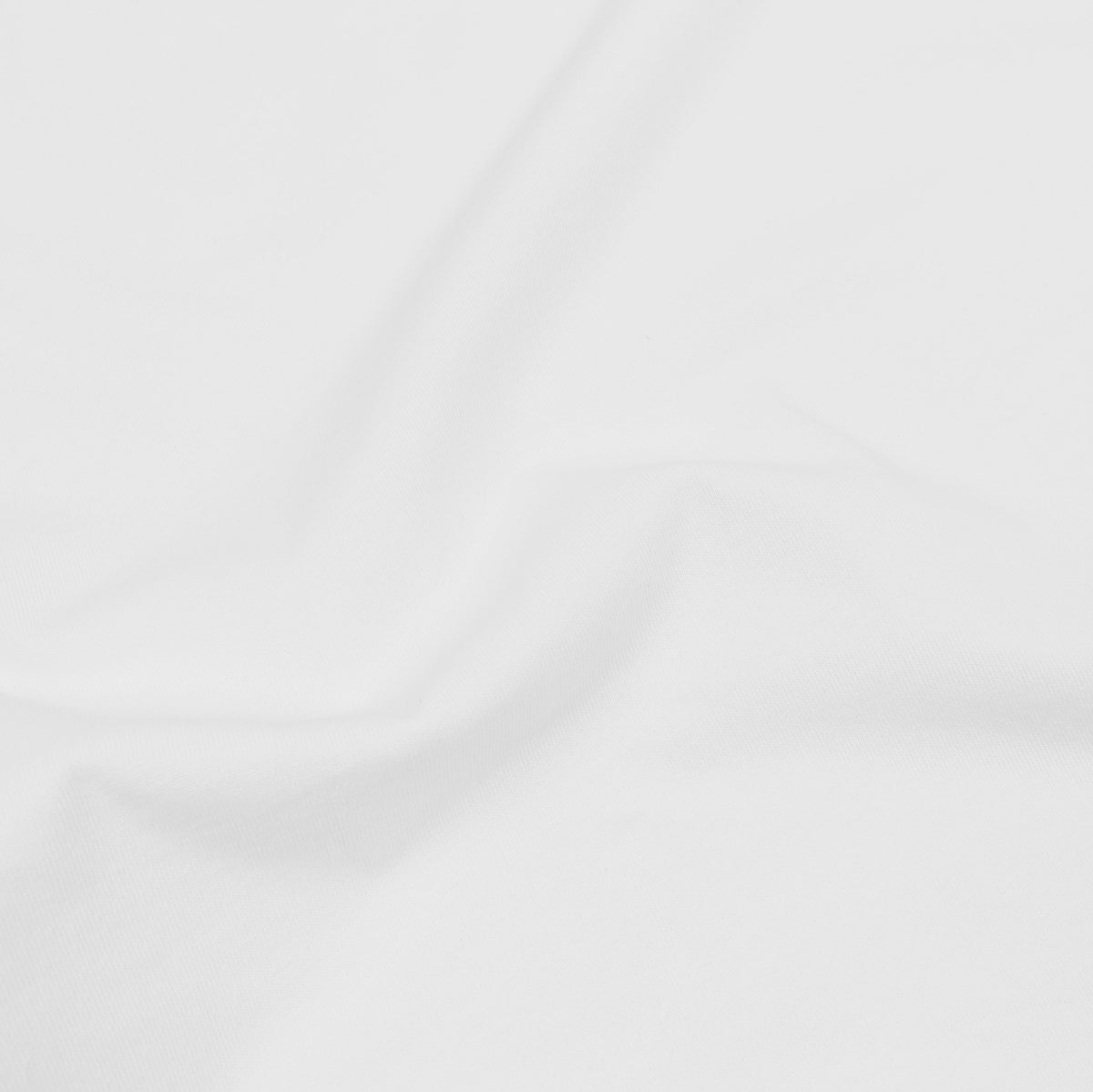 Exclusive Cropped Tee Mens Short Sleeve Shirt (White) — S — Back View