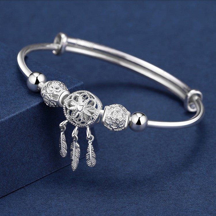 Exclusive Dreamcatcher Vintage Lucky Beads Elegant Bracelet — Dreamcatcher Bracelet — Size 1PCS — Detail View
