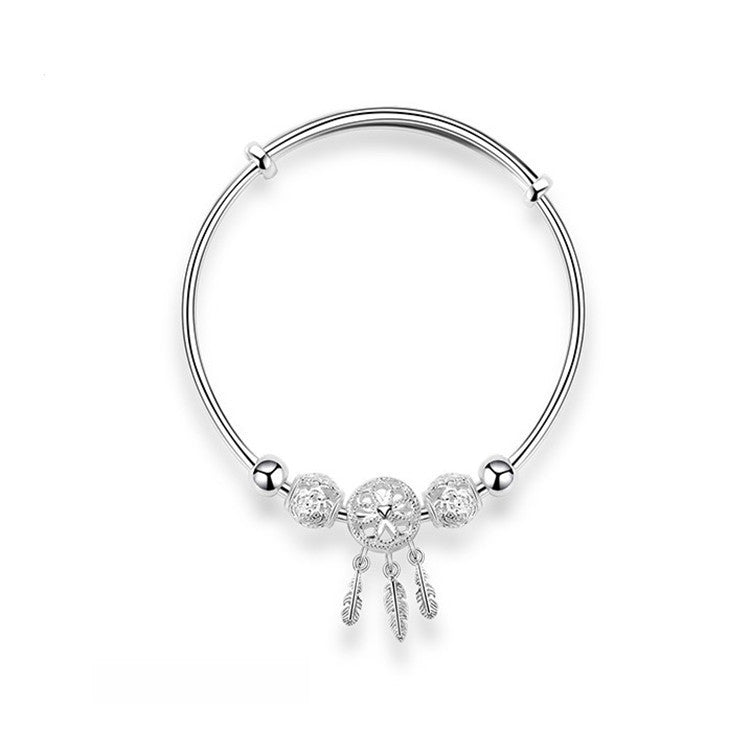 Exclusive Dreamcatcher Vintage Lucky Beads Elegant Bracelet — Dreamcatcher Bracelet — Size 1PCS — Side View