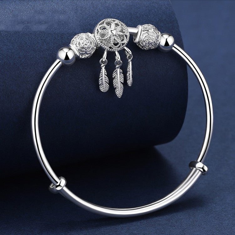 Exclusive Dreamcatcher Vintage Lucky Beads Elegant Bracelet — Dreamcatcher Bracelet — Size 1PCS — Top View