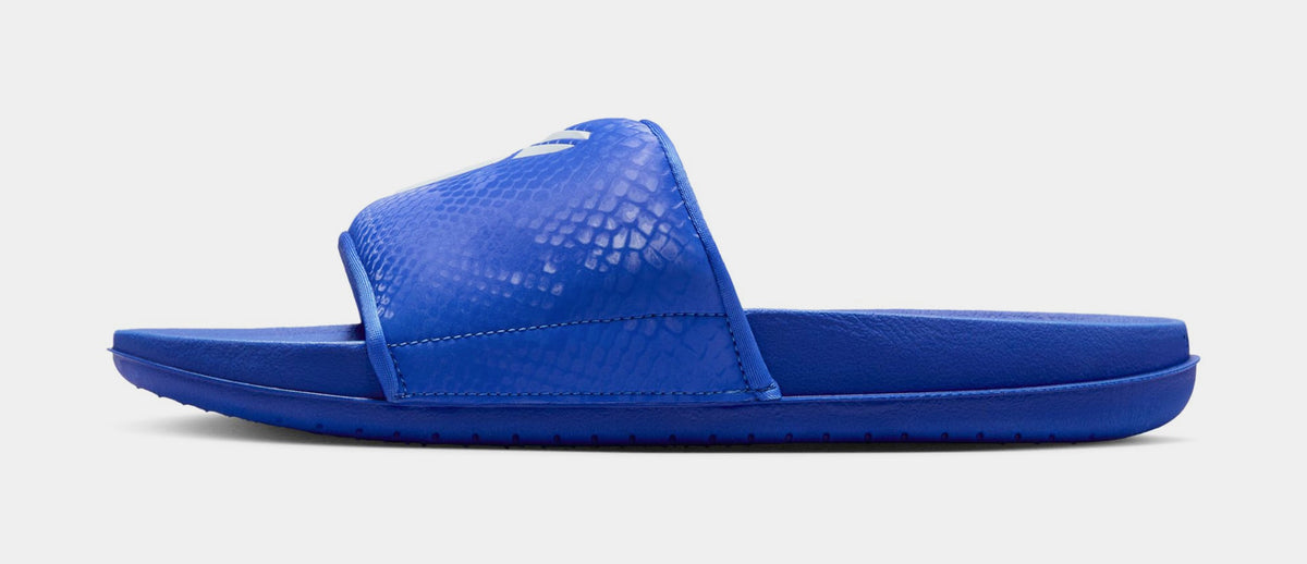 Exclusive Kobe Offcourt Slide Mens Sandals (Hyper Royal/White) — 8 — Back View